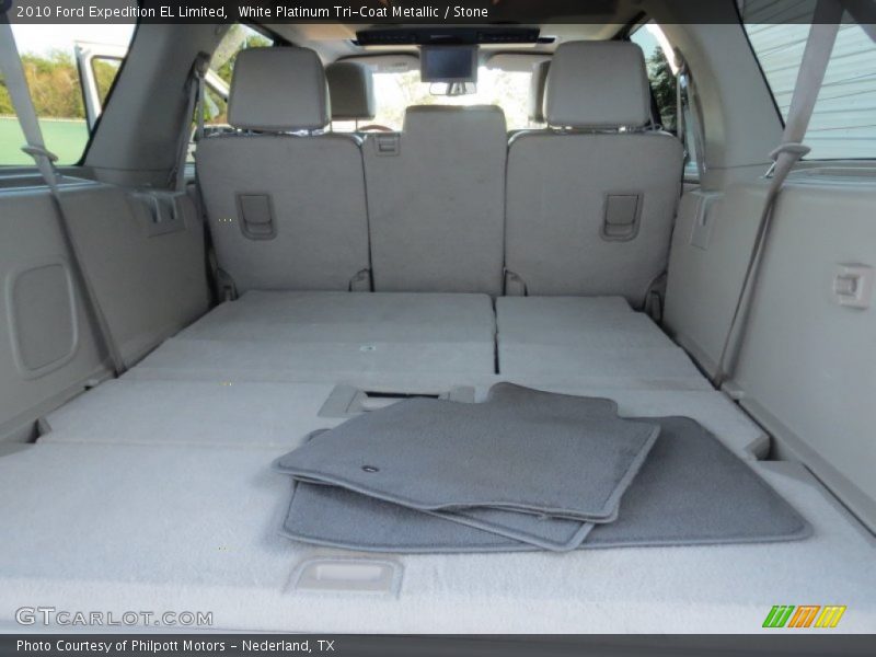 White Platinum Tri-Coat Metallic / Stone 2010 Ford Expedition EL Limited