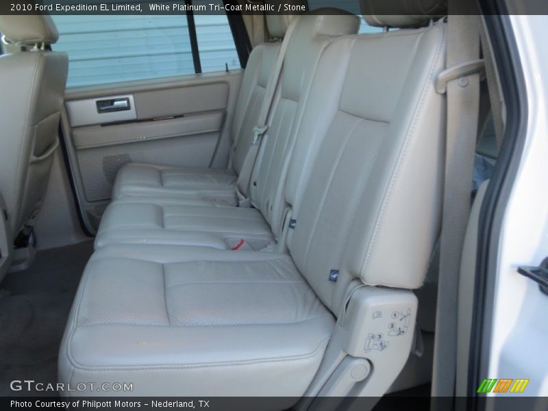 White Platinum Tri-Coat Metallic / Stone 2010 Ford Expedition EL Limited