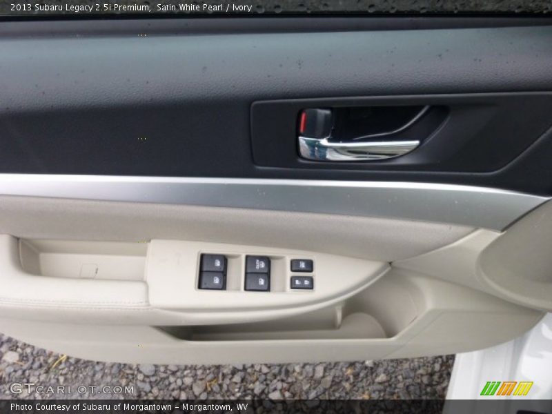Satin White Pearl / Ivory 2013 Subaru Legacy 2.5i Premium
