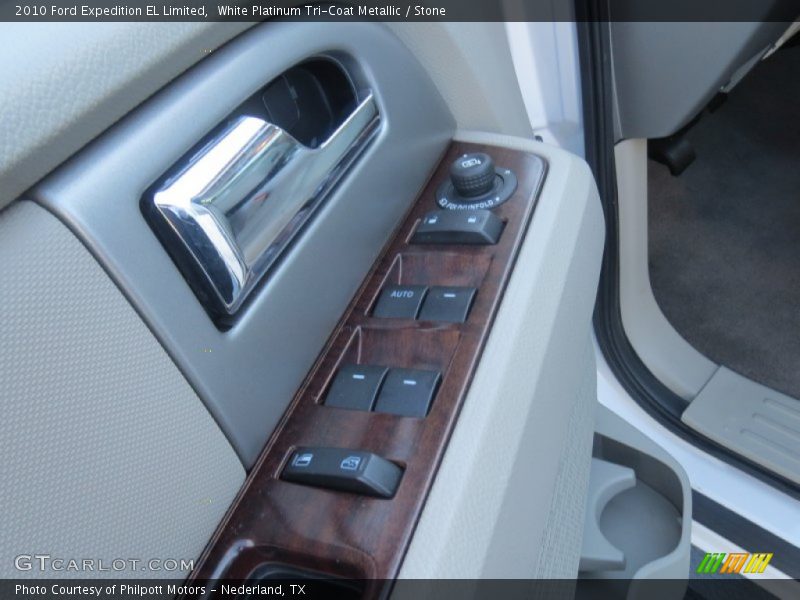 White Platinum Tri-Coat Metallic / Stone 2010 Ford Expedition EL Limited