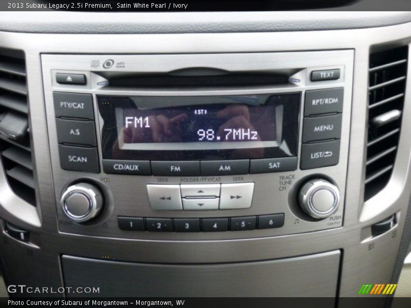 Satin White Pearl / Ivory 2013 Subaru Legacy 2.5i Premium