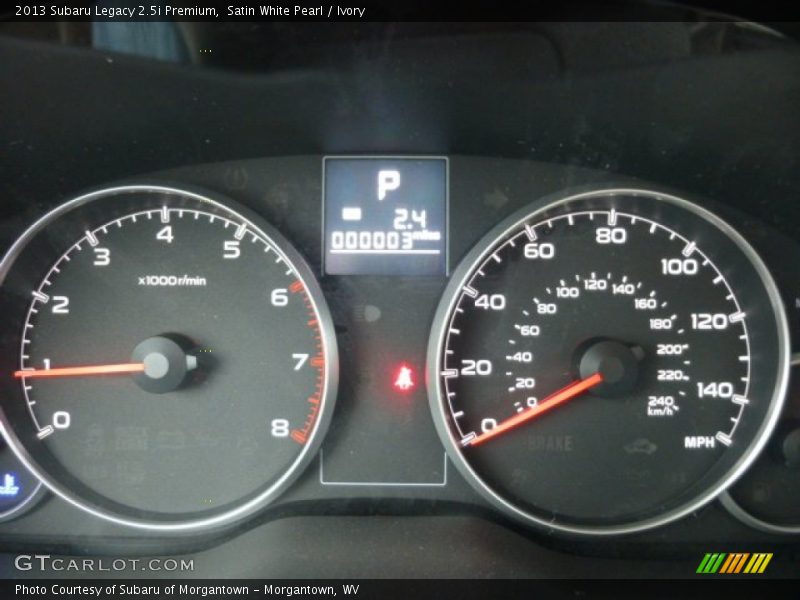 Satin White Pearl / Ivory 2013 Subaru Legacy 2.5i Premium