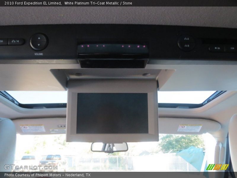 White Platinum Tri-Coat Metallic / Stone 2010 Ford Expedition EL Limited