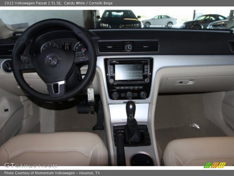 Candy White / Cornsilk Beige 2013 Volkswagen Passat 2.5L SE
