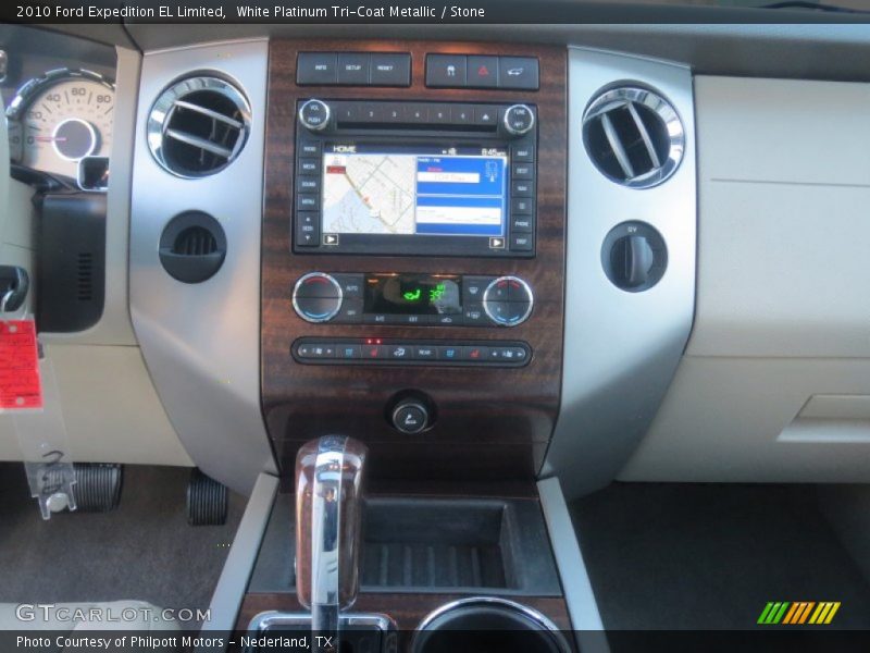White Platinum Tri-Coat Metallic / Stone 2010 Ford Expedition EL Limited