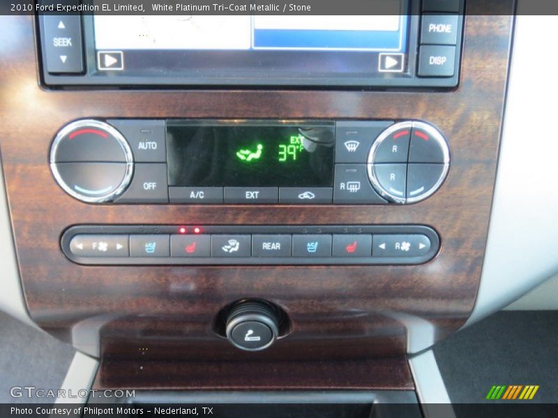 White Platinum Tri-Coat Metallic / Stone 2010 Ford Expedition EL Limited