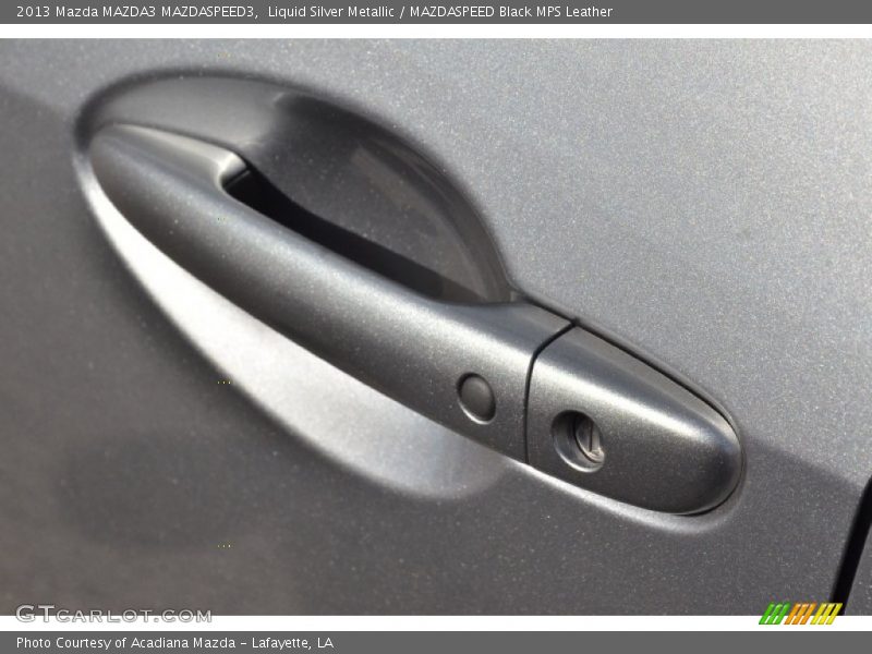 Liquid Silver Metallic / MAZDASPEED Black MPS Leather 2013 Mazda MAZDA3 MAZDASPEED3
