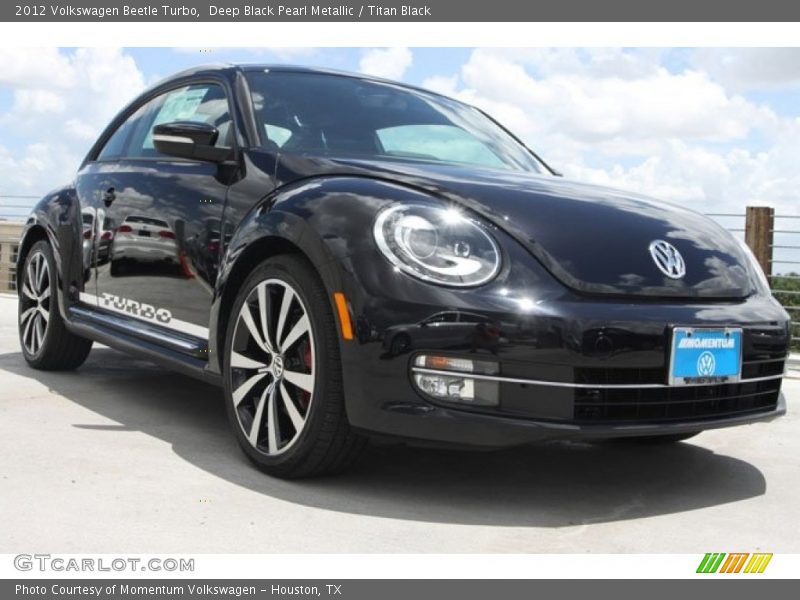 Deep Black Pearl Metallic / Titan Black 2012 Volkswagen Beetle Turbo