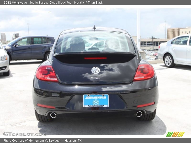 Deep Black Pearl Metallic / Titan Black 2012 Volkswagen Beetle Turbo