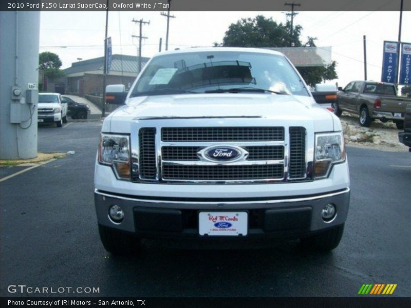 Oxford White / Tan 2010 Ford F150 Lariat SuperCab