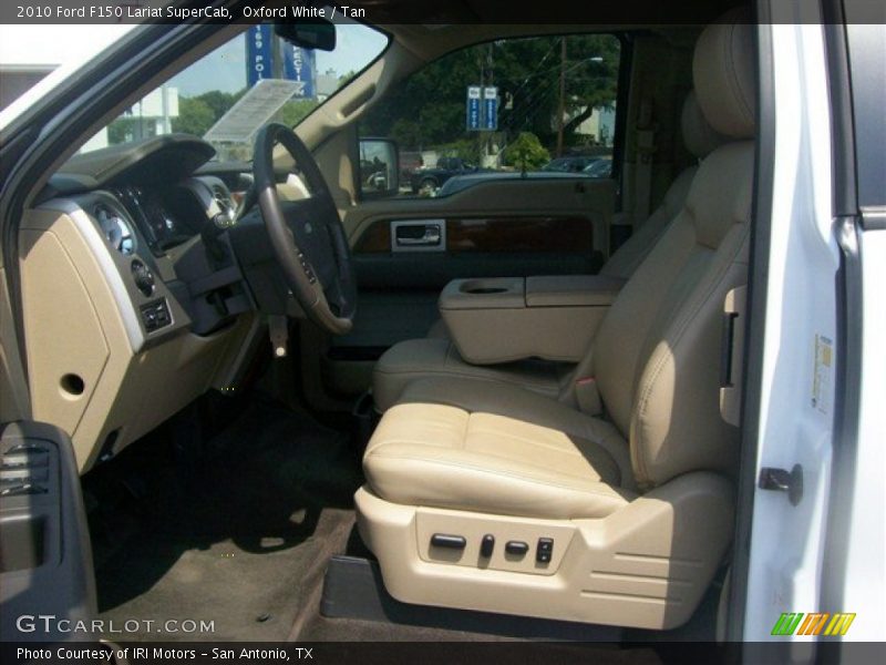 Oxford White / Tan 2010 Ford F150 Lariat SuperCab
