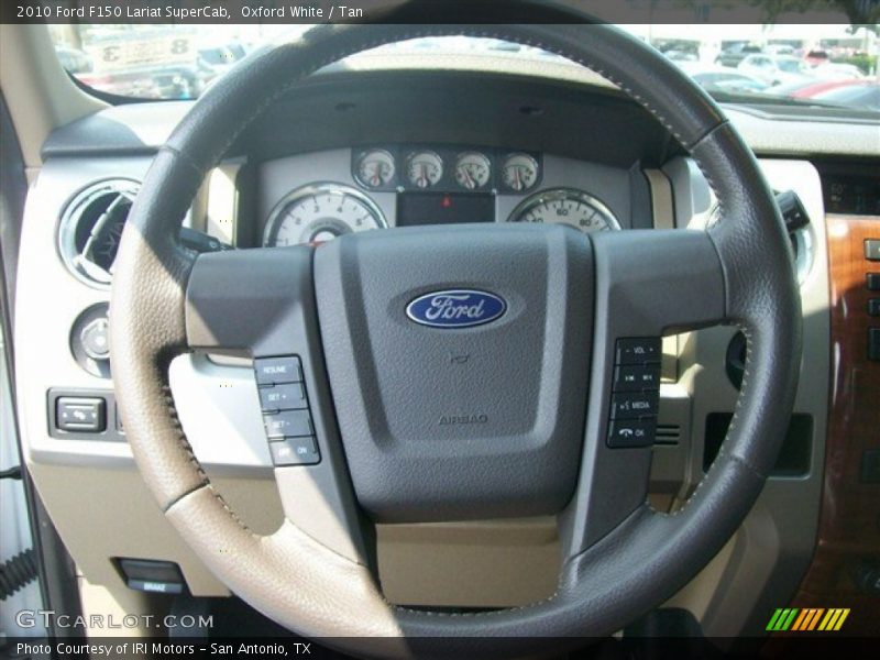 Oxford White / Tan 2010 Ford F150 Lariat SuperCab