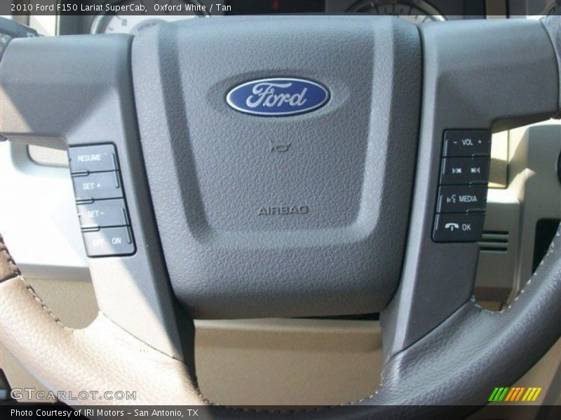 Oxford White / Tan 2010 Ford F150 Lariat SuperCab