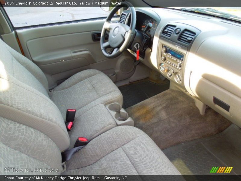 Yellow / Medium Pewter 2006 Chevrolet Colorado LS Regular Cab