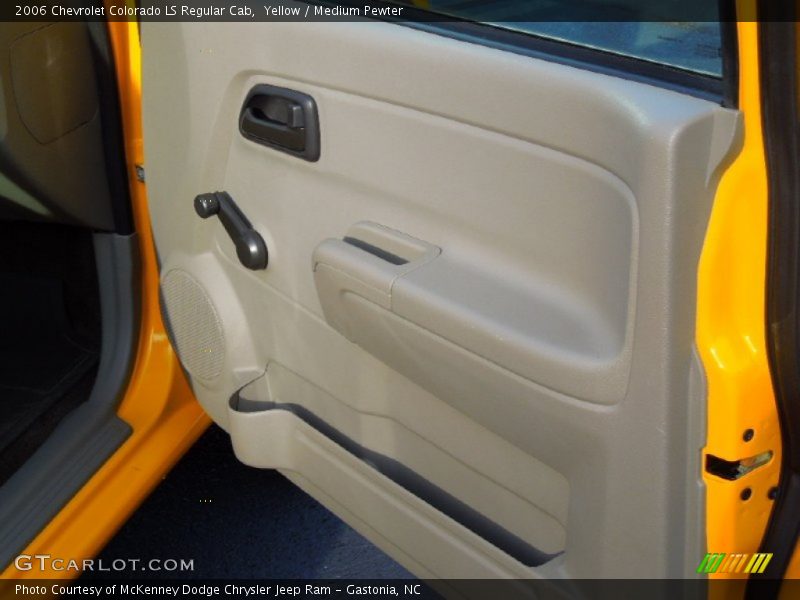 Yellow / Medium Pewter 2006 Chevrolet Colorado LS Regular Cab