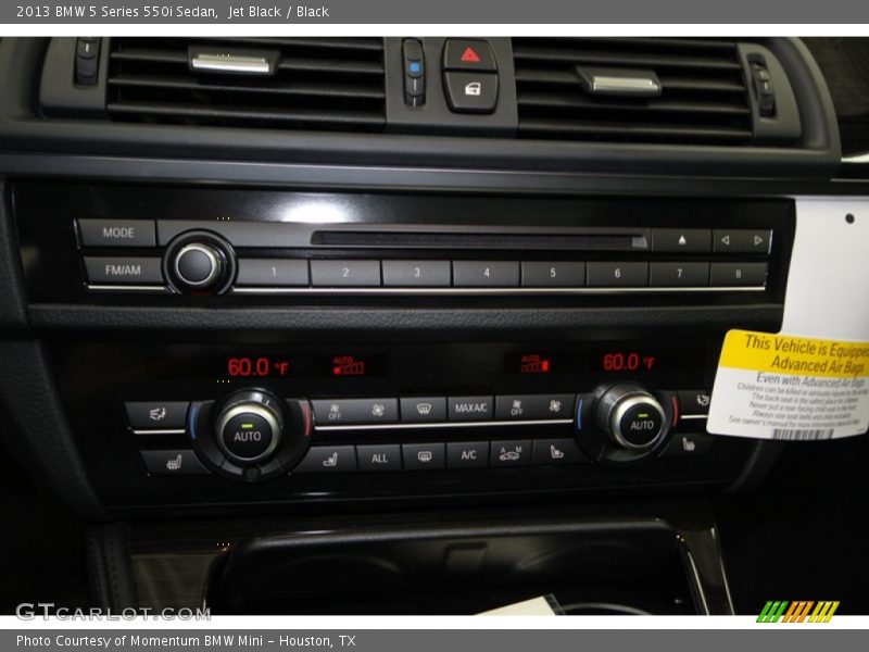 Jet Black / Black 2013 BMW 5 Series 550i Sedan