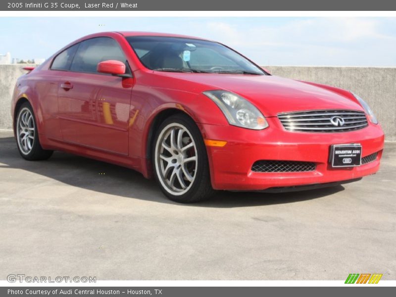 Laser Red / Wheat 2005 Infiniti G 35 Coupe