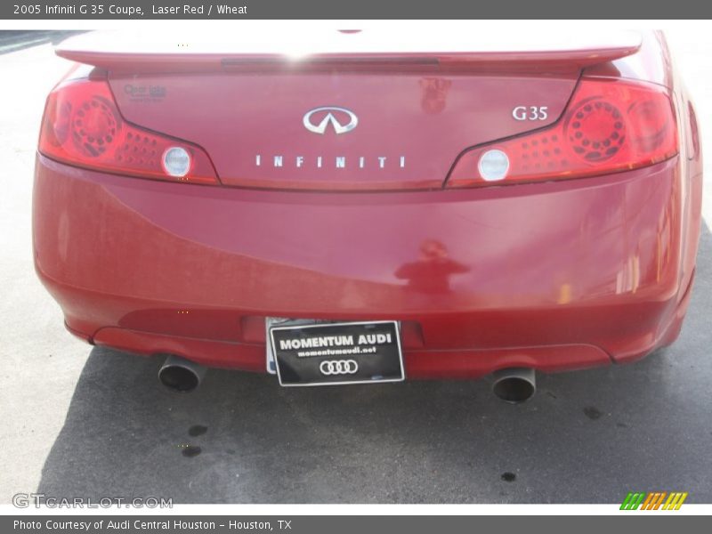 Laser Red / Wheat 2005 Infiniti G 35 Coupe