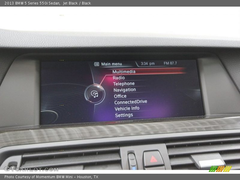 Jet Black / Black 2013 BMW 5 Series 550i Sedan