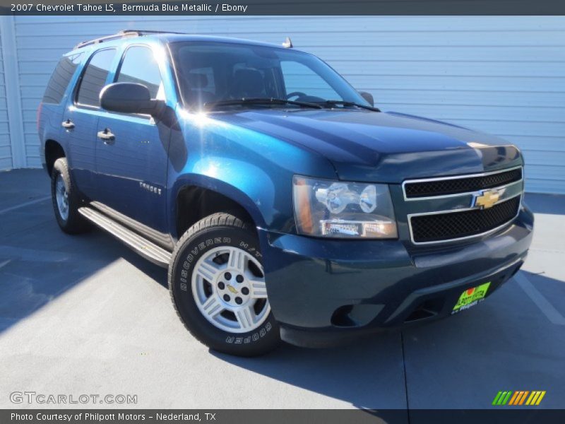 Bermuda Blue Metallic / Ebony 2007 Chevrolet Tahoe LS