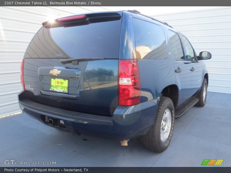 Bermuda Blue Metallic / Ebony 2007 Chevrolet Tahoe LS