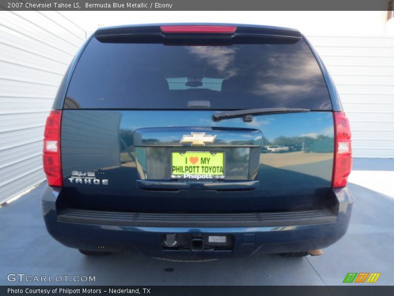 Bermuda Blue Metallic / Ebony 2007 Chevrolet Tahoe LS