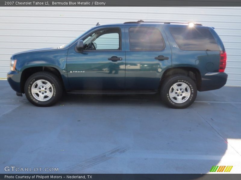 Bermuda Blue Metallic / Ebony 2007 Chevrolet Tahoe LS
