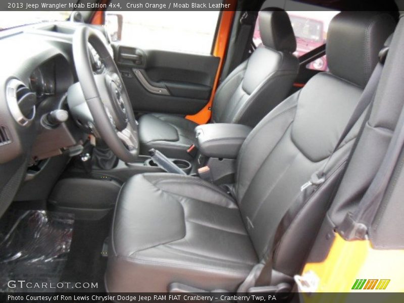 Crush Orange / Moab Black Leather 2013 Jeep Wrangler Moab Edition 4x4