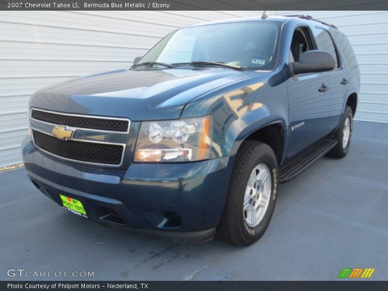 Bermuda Blue Metallic / Ebony 2007 Chevrolet Tahoe LS