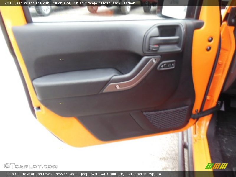Crush Orange / Moab Black Leather 2013 Jeep Wrangler Moab Edition 4x4