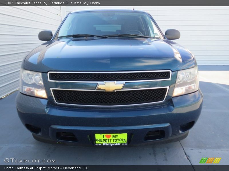 Bermuda Blue Metallic / Ebony 2007 Chevrolet Tahoe LS
