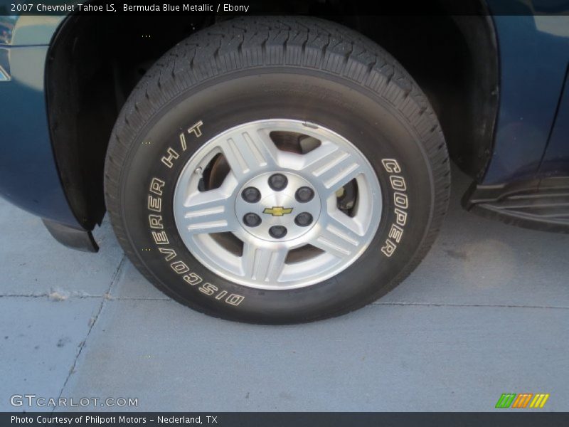 Bermuda Blue Metallic / Ebony 2007 Chevrolet Tahoe LS