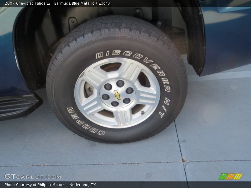 Bermuda Blue Metallic / Ebony 2007 Chevrolet Tahoe LS