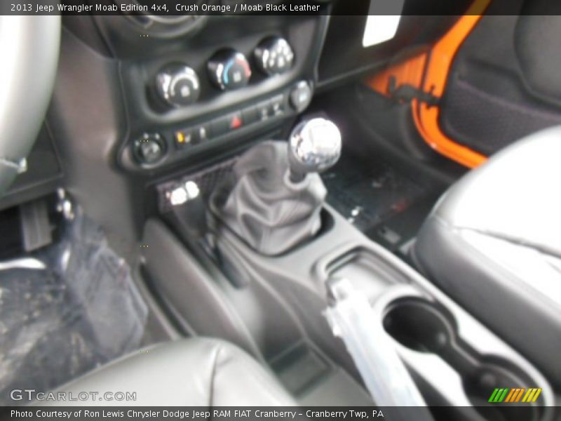 Crush Orange / Moab Black Leather 2013 Jeep Wrangler Moab Edition 4x4