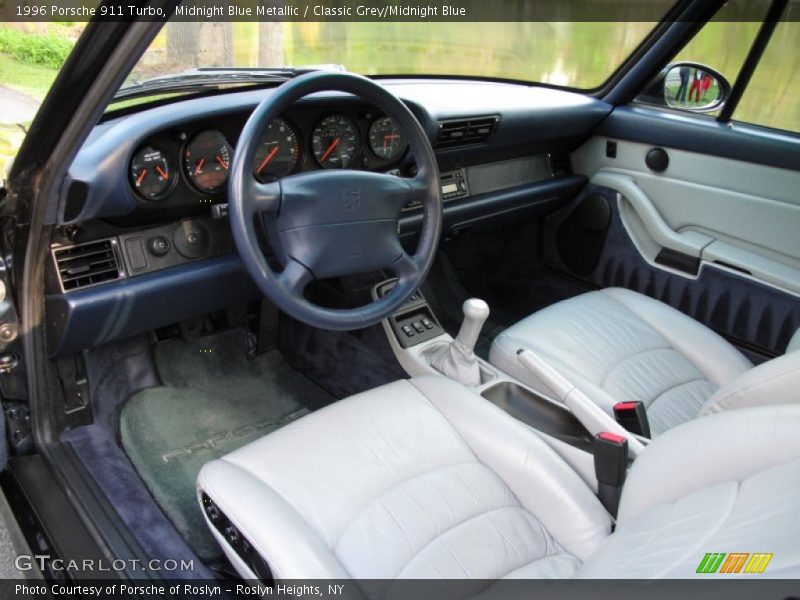  1996 911 Turbo Classic Grey/Midnight Blue Interior