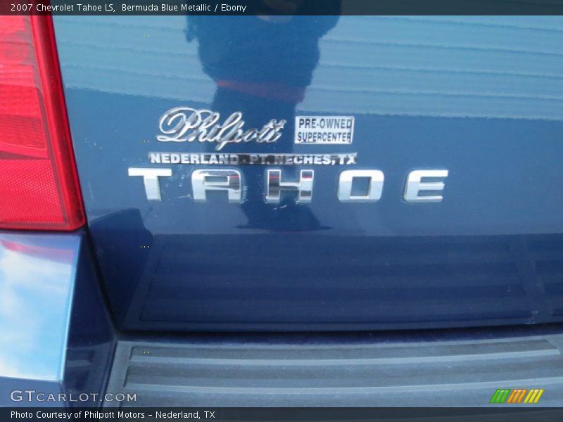 Bermuda Blue Metallic / Ebony 2007 Chevrolet Tahoe LS