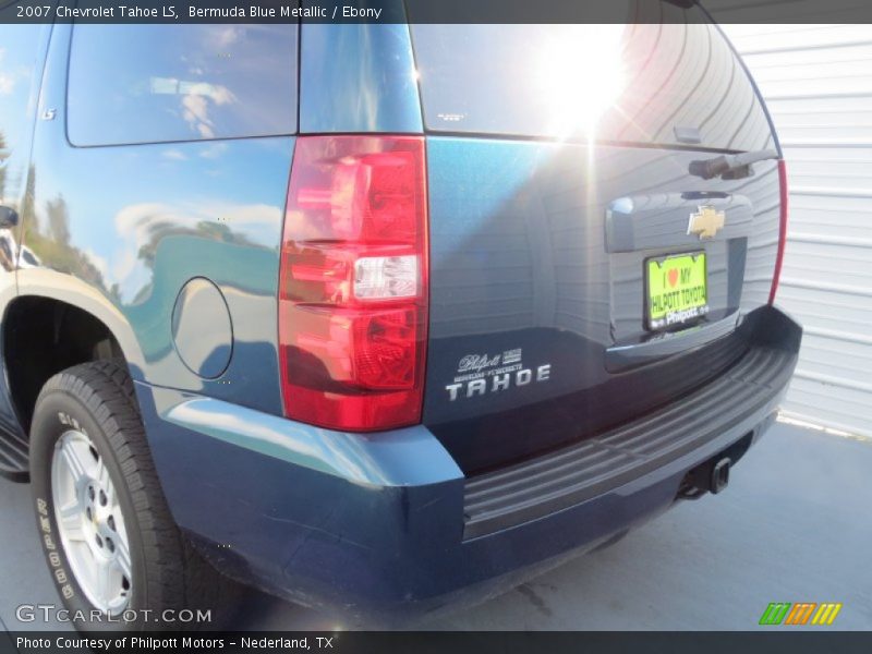 Bermuda Blue Metallic / Ebony 2007 Chevrolet Tahoe LS