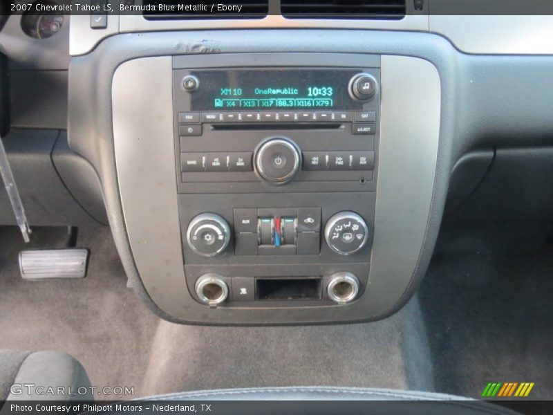 Bermuda Blue Metallic / Ebony 2007 Chevrolet Tahoe LS