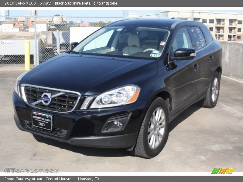 Black Sapphire Metallic / Sandstone 2010 Volvo XC60 T6 AWD