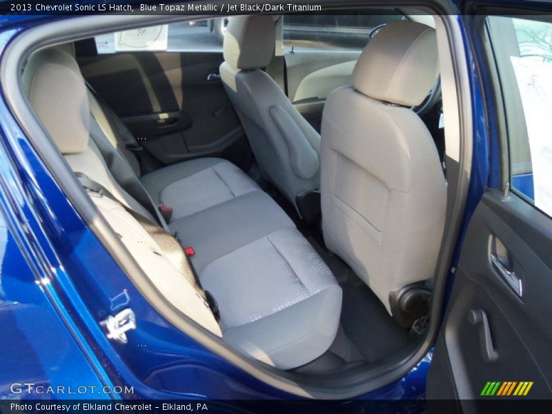 Blue Topaz Metallic / Jet Black/Dark Titanium 2013 Chevrolet Sonic LS Hatch