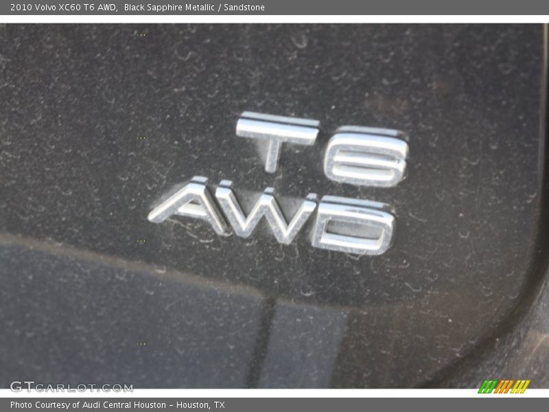 Black Sapphire Metallic / Sandstone 2010 Volvo XC60 T6 AWD