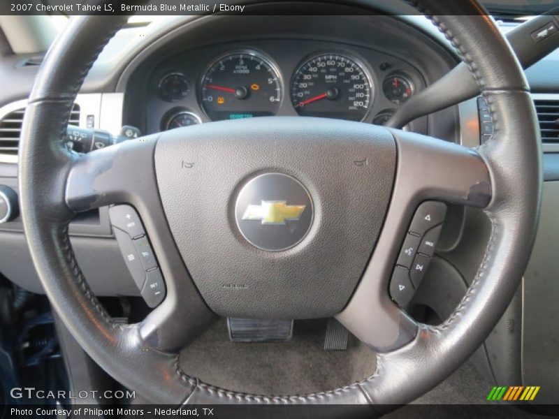 Bermuda Blue Metallic / Ebony 2007 Chevrolet Tahoe LS