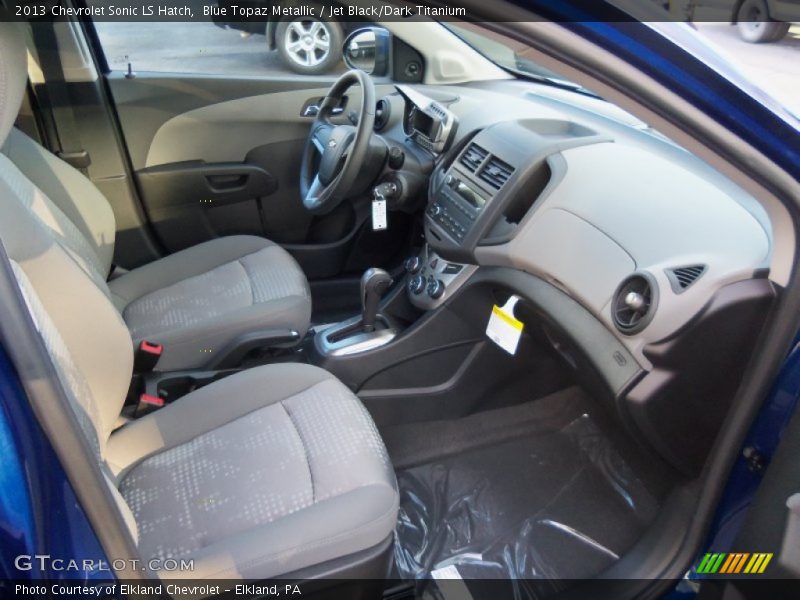 Blue Topaz Metallic / Jet Black/Dark Titanium 2013 Chevrolet Sonic LS Hatch