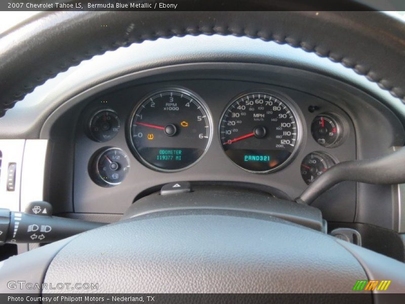 Bermuda Blue Metallic / Ebony 2007 Chevrolet Tahoe LS