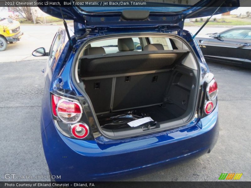 Blue Topaz Metallic / Jet Black/Dark Titanium 2013 Chevrolet Sonic LS Hatch