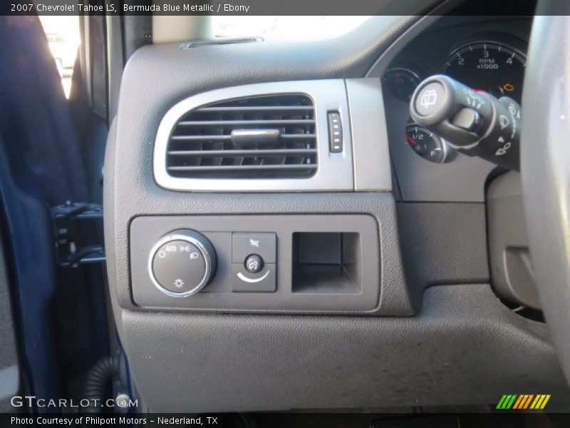 Bermuda Blue Metallic / Ebony 2007 Chevrolet Tahoe LS
