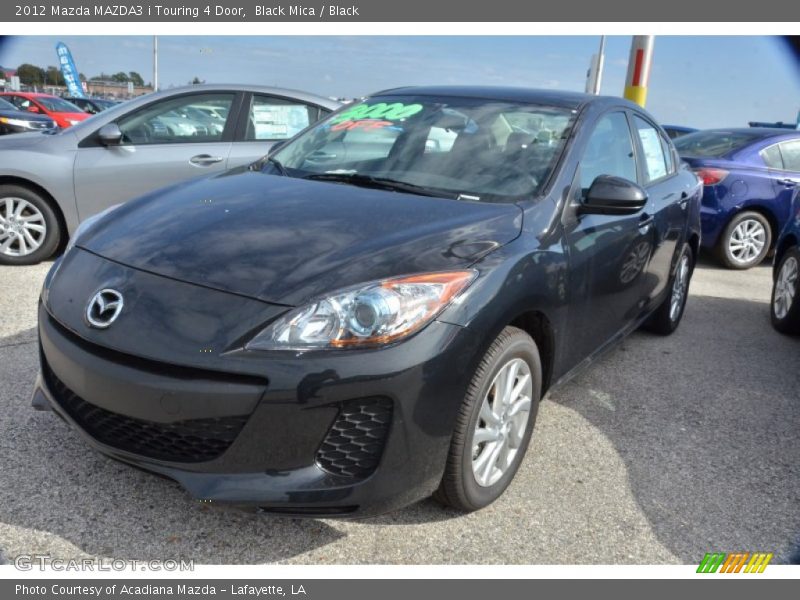 Black Mica / Black 2012 Mazda MAZDA3 i Touring 4 Door
