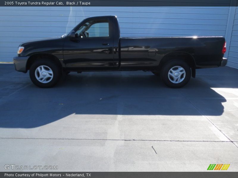 Black / Taupe 2005 Toyota Tundra Regular Cab