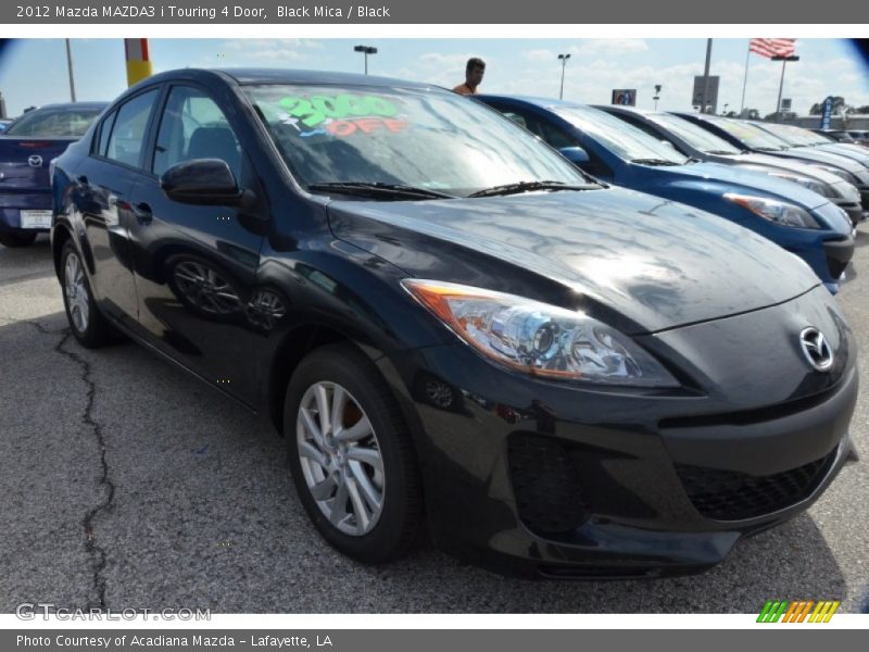 Black Mica / Black 2012 Mazda MAZDA3 i Touring 4 Door
