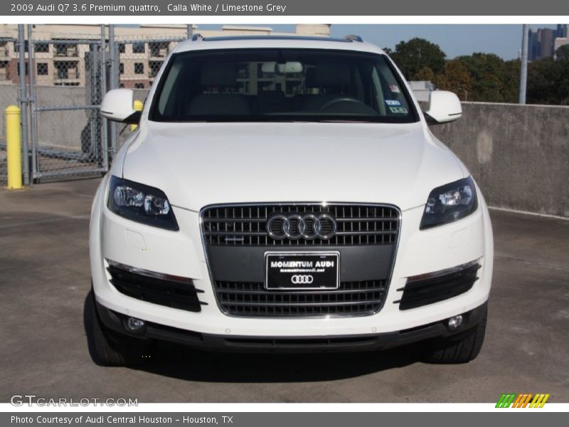Calla White / Limestone Grey 2009 Audi Q7 3.6 Premium quattro